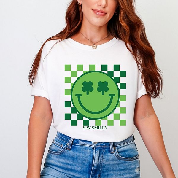 SWSmiley clover eyes smiley - женская футболка с принтом, окрашенная в стиле garment dyed Simply Sage Market, White, Белый, SWSmiley clover eyes smiley - женская футболка с принтом, окрашенная в стиле garment dyed Simply Sage Market, White
SWSmiley clover eyes smiley - женская футболка с принтом, окрашенная в стиле garment dyed Simply Sage Market, White, Белый, SWSmiley clover eyes smiley - женская футболка с принтом, окрашенная в стиле garment dyed Simply Sage Market, White