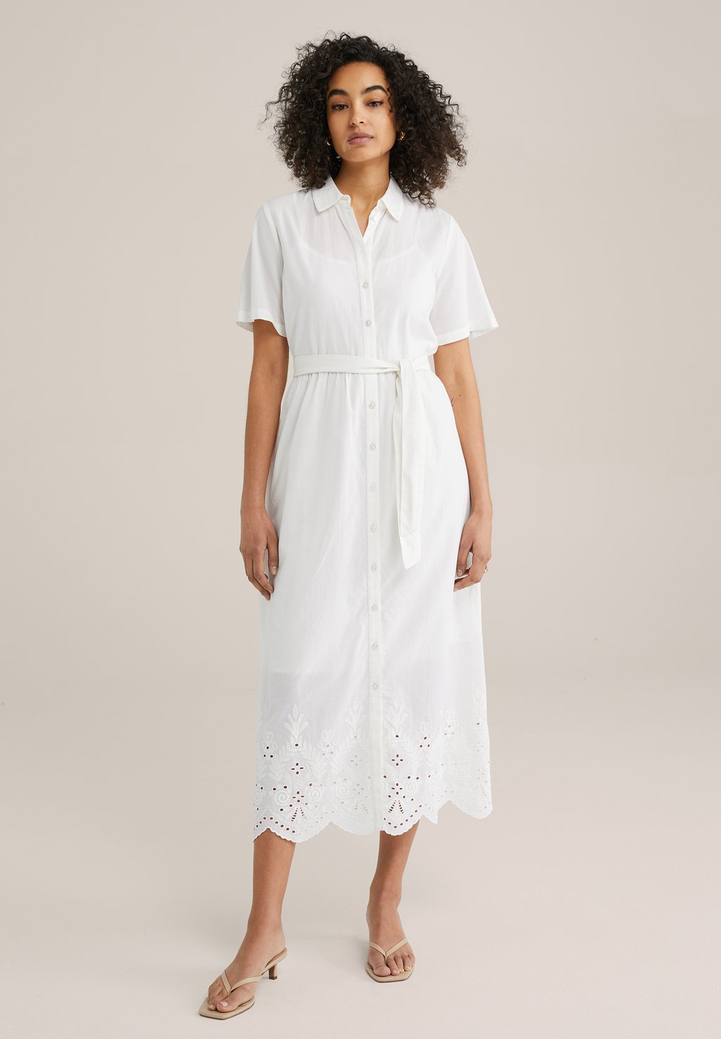 Платье-рубашка WE Fashion, белый
Платье-рубашка WE Fashion, белый