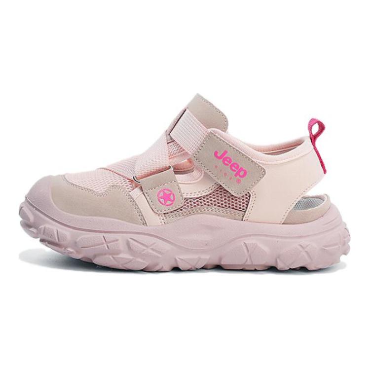 Антискользящие износостойкие детские сандалии Pink Kids' Jeep 
Антискользящие износостойкие детские сандалии Pink Kids' Jeep