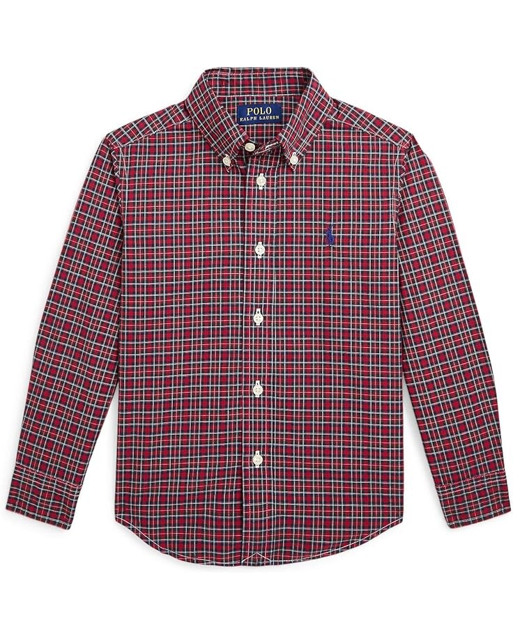 Рубашка Polo Ralph Lauren Kids Plaid Cotton Poplin Shirt, цвет 1797 Red Black Multi
Рубашка Polo Ralph Lauren Kids Plaid Cotton Poplin Shirt, цвет 1797 Red Black Multi