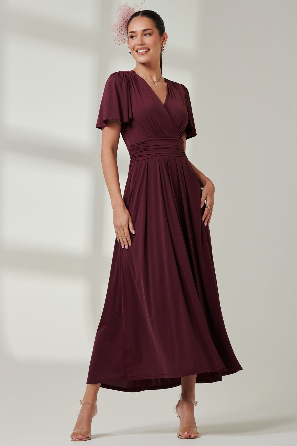 Платье макси из супергладкого трикотажа с лифом оберткой Jolie Moi, красный
Платье макси из супергладкого трикотажа с лифом оберткой Jolie Moi, красный