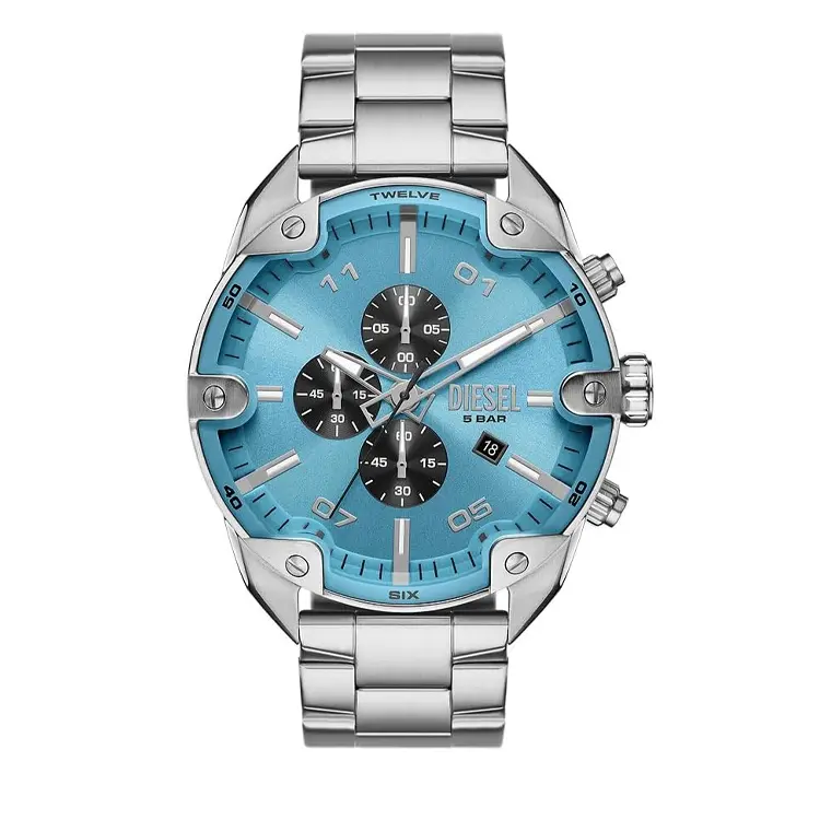 Шипованная конструкция 49 мм Diesel, синий dial
Шипованная конструкция 49 мм Diesel, синий dial