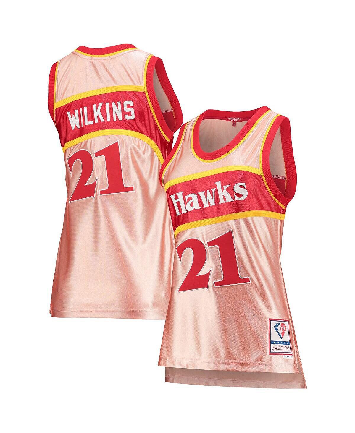 Женская розовая майка Swingman 1986 года Dominique Wilkins Atlanta Hawks 75th Anniversary Rose Gold 1986 Mitchell & Ness, розовый
Женская розовая майка Swingman 1986 года Dominique Wilkins Atlanta Hawks 75th Anniversary Rose Gold 1986 Mitchell & Ness, розовый