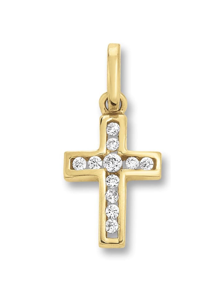 ONE ELEMENT Подвеска в виде креста с цирконием в оправе из желтого золота 333 пробы
ONE ELEMENT Подвеска в виде креста с цирконием в оправе из желтого золота 333 пробы