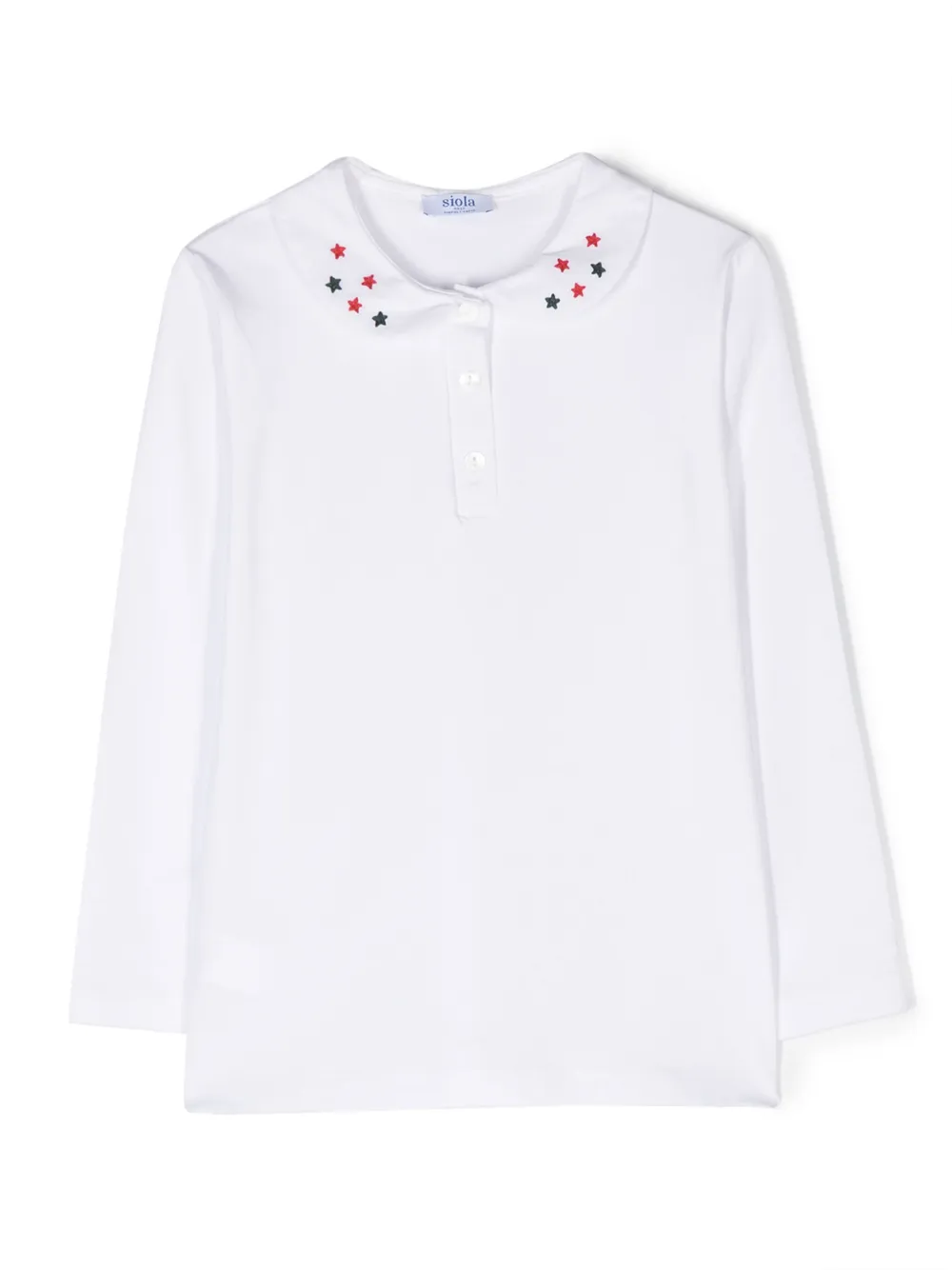 Футболка с длинными рукавами и вышивкой Siola, белый
Футболка с длинными рукавами и вышивкой Siola, белый