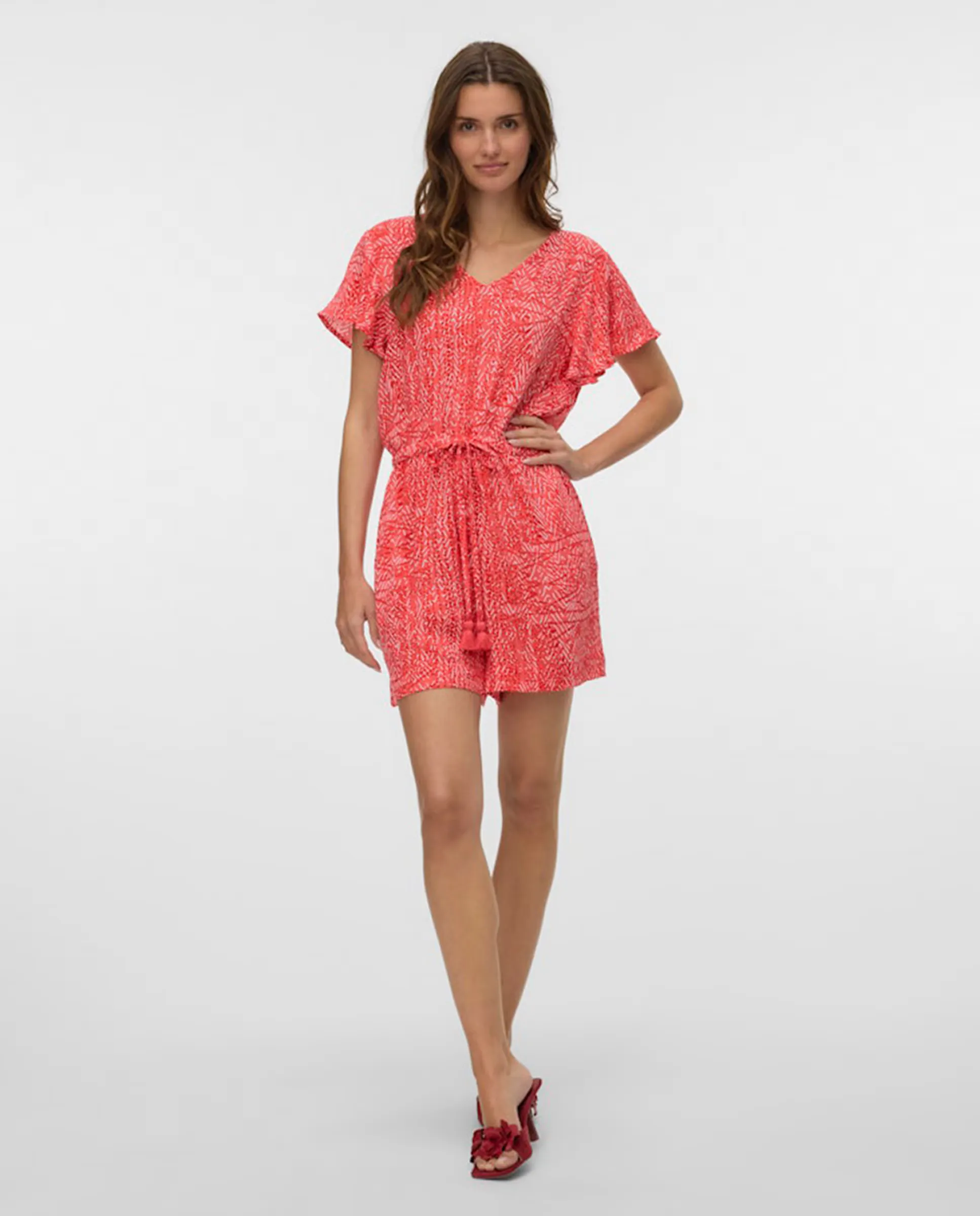 Короткий женский комбинезон с принтом Vero Moda, красный
Короткий женский комбинезон с принтом Vero Moda, красный