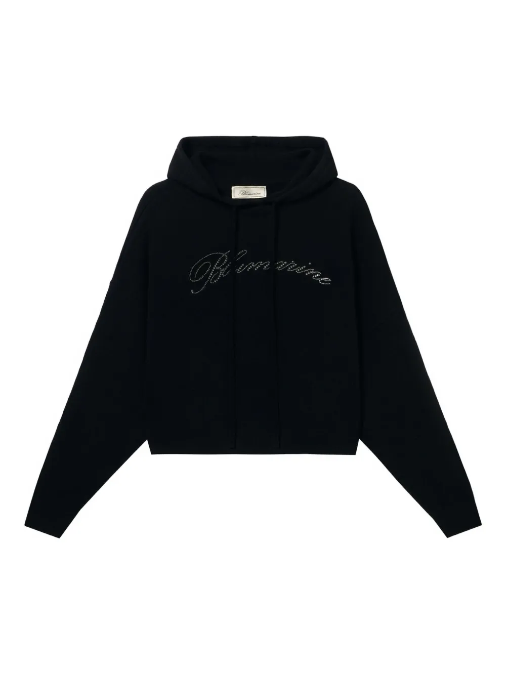 Худи с кристаллами BLUMARINE, черный
Худи с кристаллами BLUMARINE, черный