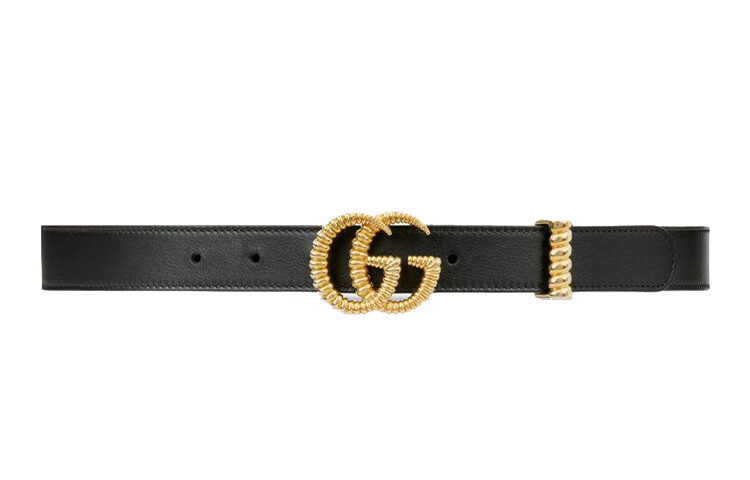 Ремень кожаный Gucci Torchon Double G, черный
Ремень кожаный Gucci Torchon Double G, черный