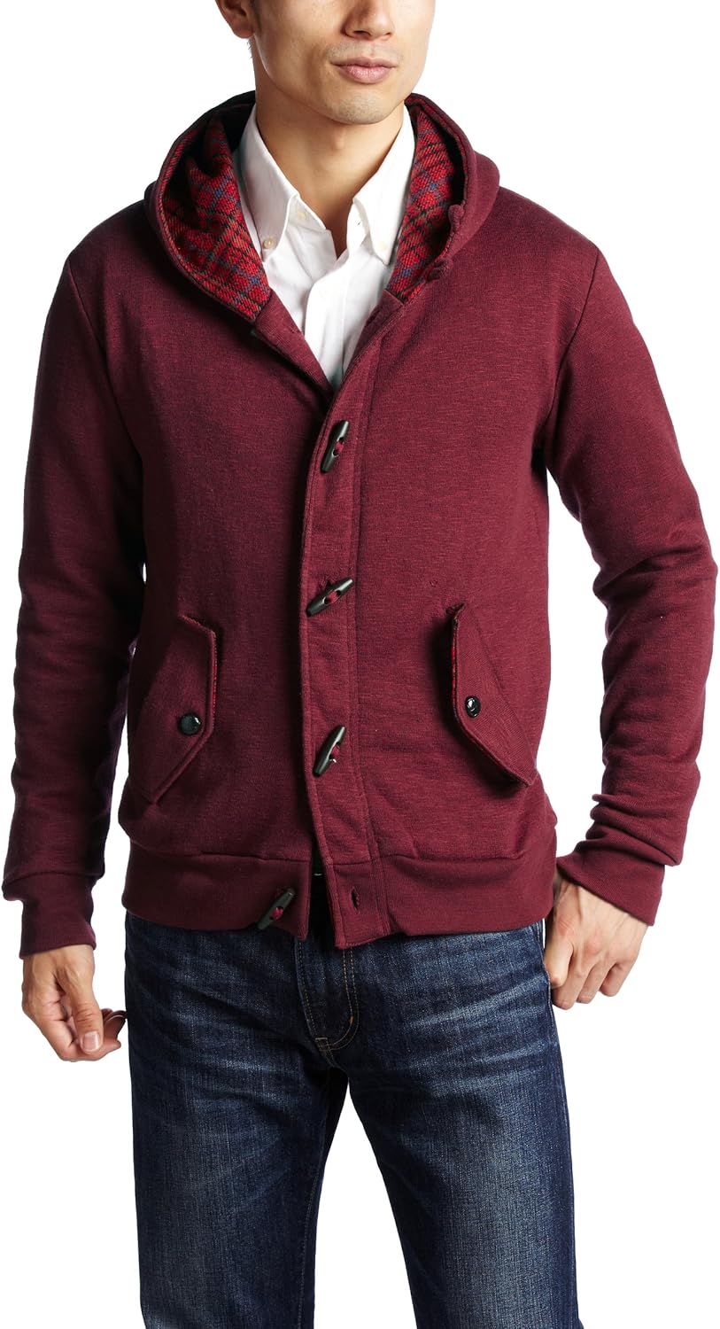 Толстовка PINK PONC из грубого меланжевого флиса с подкладкой и застежкой на пуговицы Pincponc, винный
Толстовка PINK PONC из грубого меланжевого флиса с подкладкой и застежкой на пуговицы Pincponc, винный