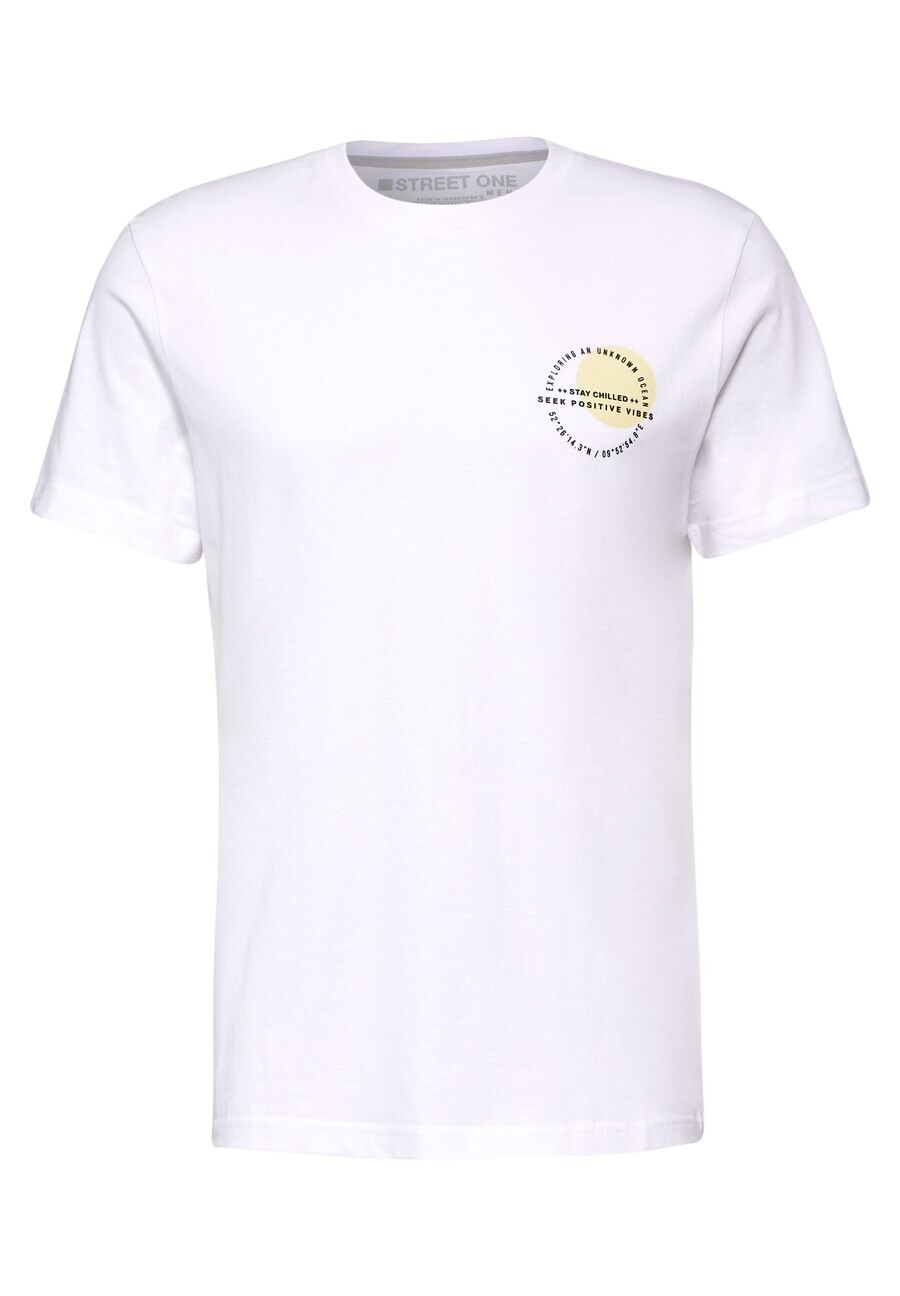 Классическая футболка Street One MEN Shirt, белый 
Классическая футболка Street One MEN Shirt, белый