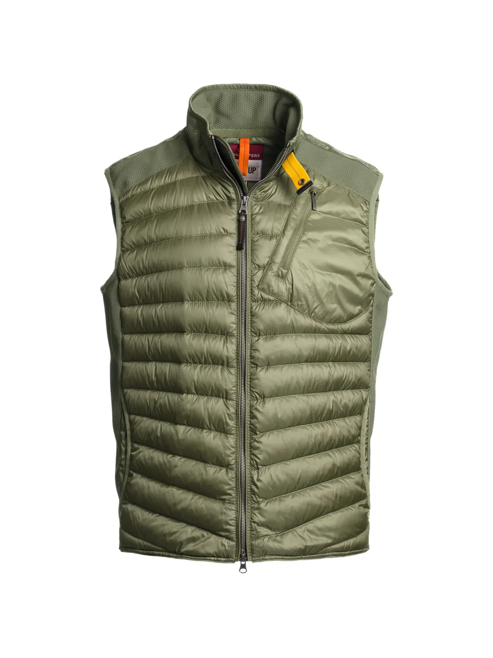 Стеганый жилет на молнии Parajumpers, зеленый
Стеганый жилет на молнии Parajumpers, зеленый