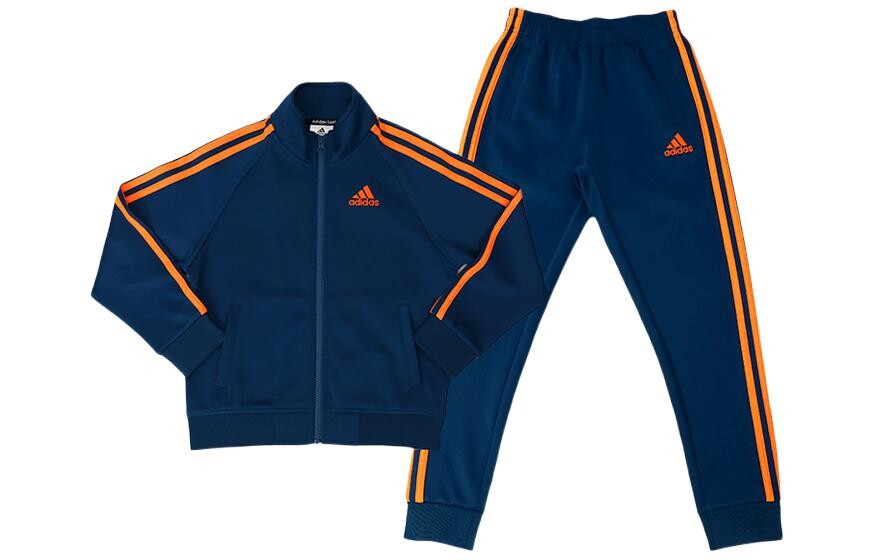 Adidas Детская повседневная спортивная одежда, цвет Matching set (blue with orange accents).
Adidas Детская повседневная спортивная одежда, цвет Matching set (blue with orange accents).