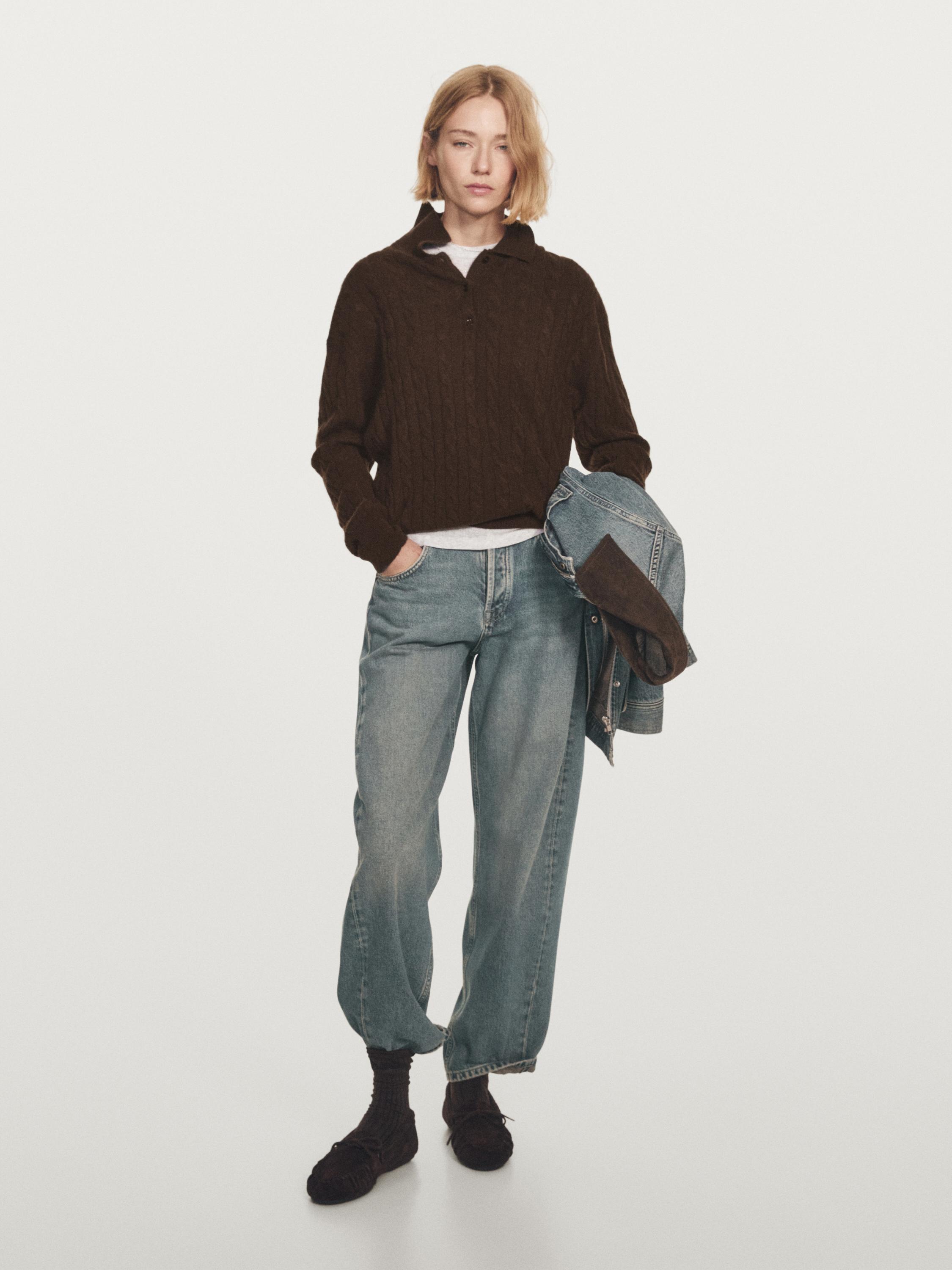 Свитер с воротником-поло из 100% кашемира Massimo Dutti, шоколадный
Свитер с воротником-поло из 100% кашемира Massimo Dutti, шоколадный