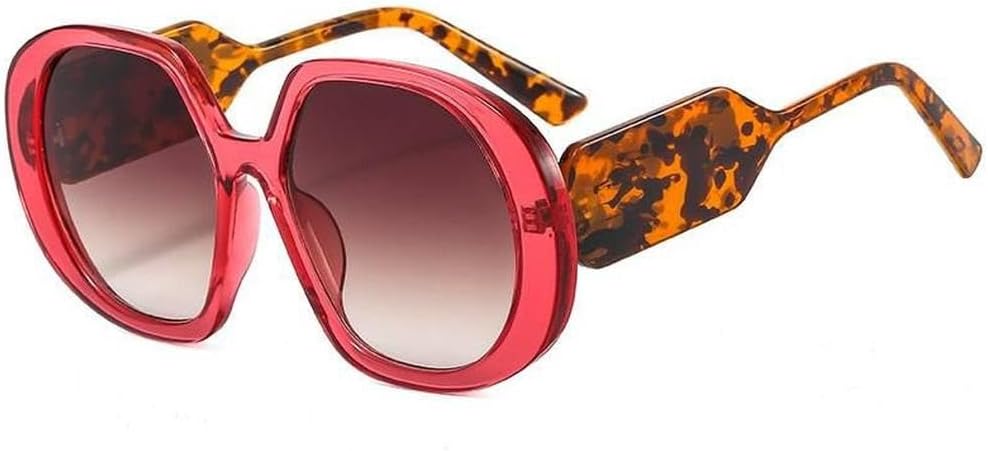 Большие солнцезащитные очки в винтажном стиле для женщин, круглые солнцезащитные очки красного цвета с защитой от УФ-излучения UV400, роскошные очки для мужчин и женщин TVTBBVV, Red
Большие солнцезащитные очки в винтажном стиле для женщин, круглые солнцезащитные очки красного цвета с защитой от УФ-излучения UV400, роскошные очки для мужчин и женщин TVTBBVV, Red