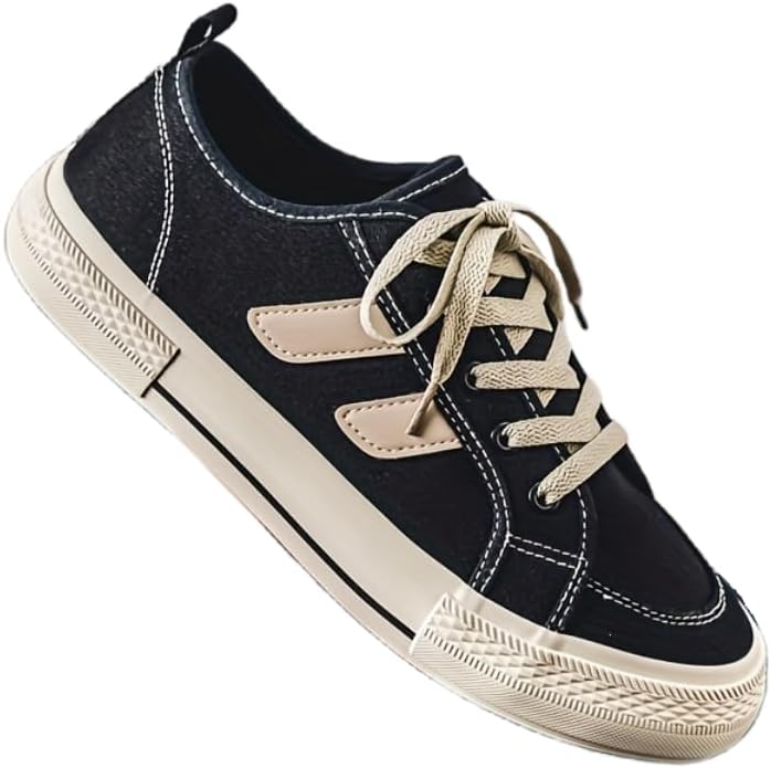 Мужские низкие кеды для скейтборда - модные черные повседневные спортивные туфли, подходят для активного отдыха и повседневной носки, студенческие кеды из канвы Hoalox
Мужские низкие кеды для скейтборда - модные черные повседневные спортивные туфли, подходят для активного отдыха и повседневной носки, студенческие кеды из канвы Hoalox