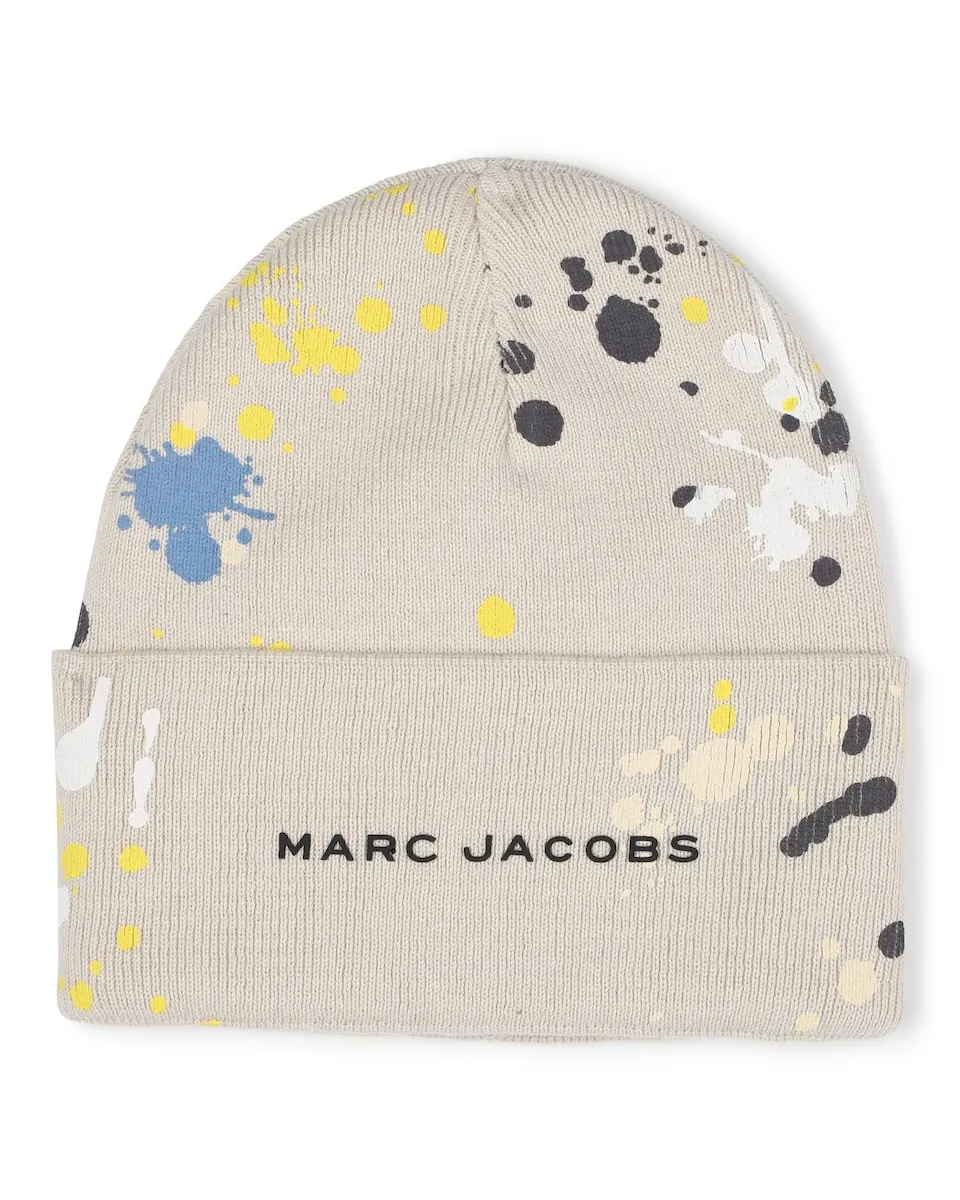 Белая детская шапочка из хлопка Marc Jacobs, белый
Белая детская шапочка из хлопка Marc Jacobs, белый