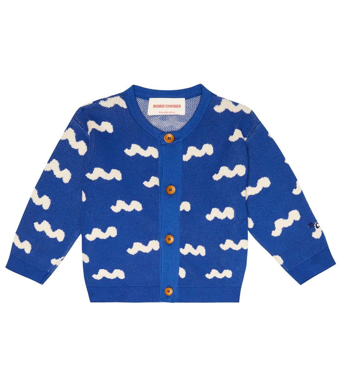 Детский кардиган из хлопка с принтом Bobo Choses, синий
Детский кардиган из хлопка с принтом Bobo Choses, синий
