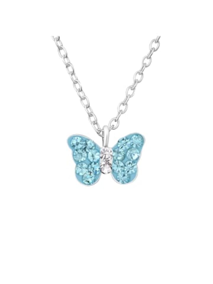 Alexander York Колье с подвеской в виде бабочки бирюзового цвета, серебро 925 пробы, комплект из двух серебряных элементов
Alexander York Колье с подвеской в виде бабочки бирюзового цвета, серебро 925 пробы, комплект из двух серебряных элементов