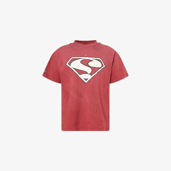 Футболка Saint Mxxxxxx Superman с круглым вырезом, бургундия
Футболка Saint Mxxxxxx Superman с круглым вырезом, бургундия