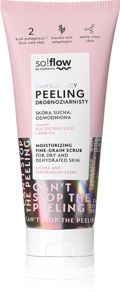 Увлажняющий пилинг для лица, очищающий скраб для тела So!Flow, 75 мл
Увлажняющий пилинг для лица, очищающий скраб для тела So!Flow, 75 мл