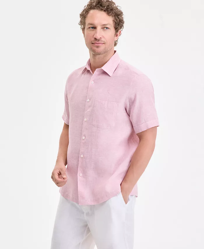 Мужская рубашка из 100% льна Club Room, розовый
Мужская рубашка из 100% льна Club Room, розовый