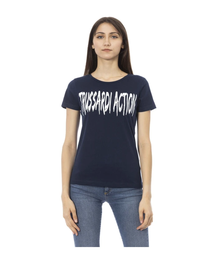 Повседневная футболка с коротким рукавом Trussardi, синий
Повседневная футболка с коротким рукавом Trussardi, синий