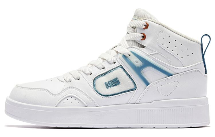 Кеды мужские, обувь для скейтбординга высокая белый/синий Qiaodan
Кеды мужские, обувь для скейтбординга высокая белый/синий Qiaodan