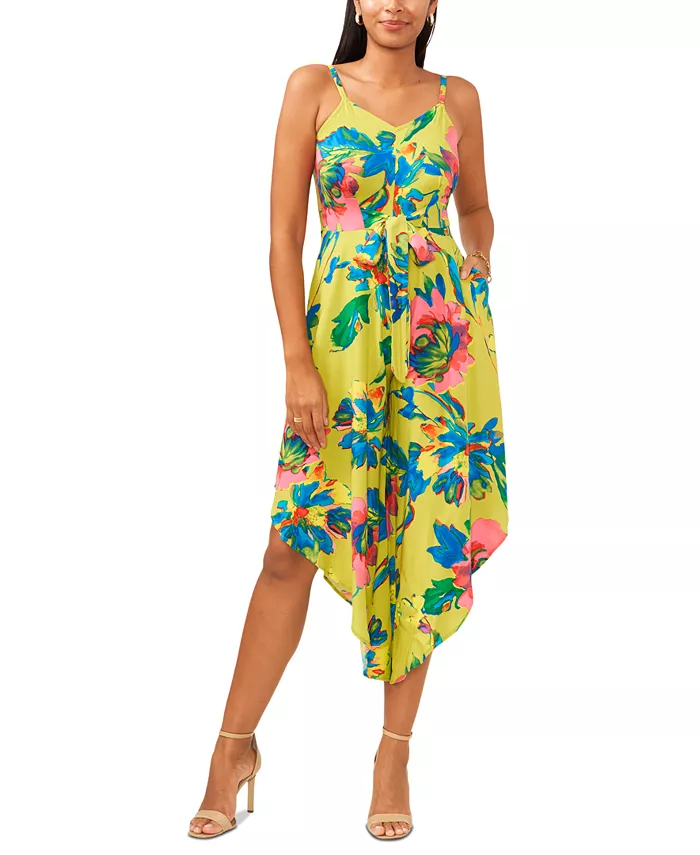 Принтованный комбинезон с завязками спереди MSK, зеленый
Принтованный комбинезон с завязками спереди MSK, зеленый