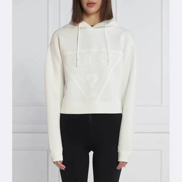 Новый свитшот Alisa стандартного кроя Guess, бежевый 
Новый свитшот Alisa стандартного кроя Guess, бежевый