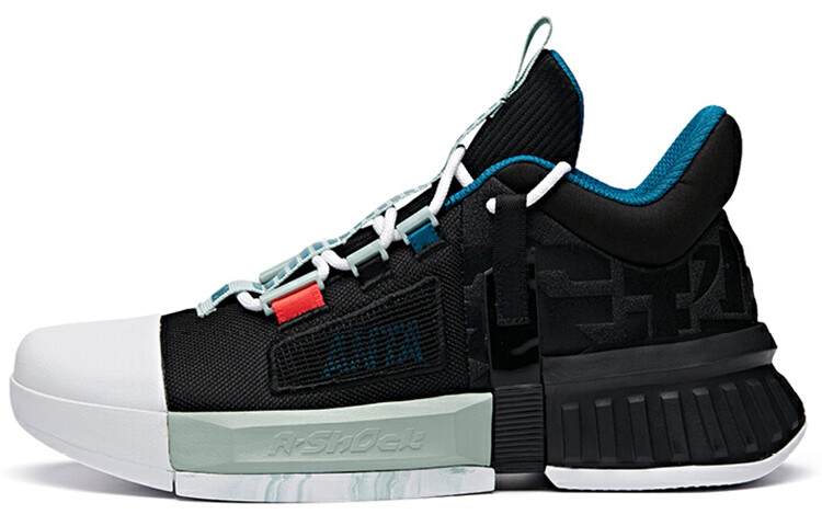 Баскетбольные кроссовки мужские низкие черные/белые/минерально-синие Anta
Баскетбольные кроссовки мужские низкие черные/белые/минерально-синие Anta