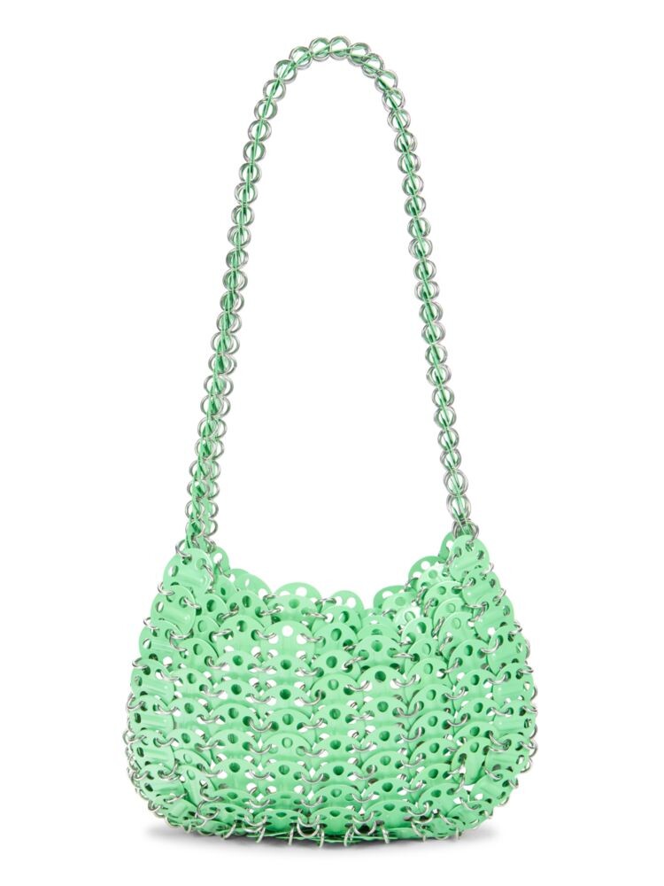 Мини-сумка на плечо из металла и латуни Rabanne, зеленый
Мини-сумка на плечо из металла и латуни Rabanne, зеленый