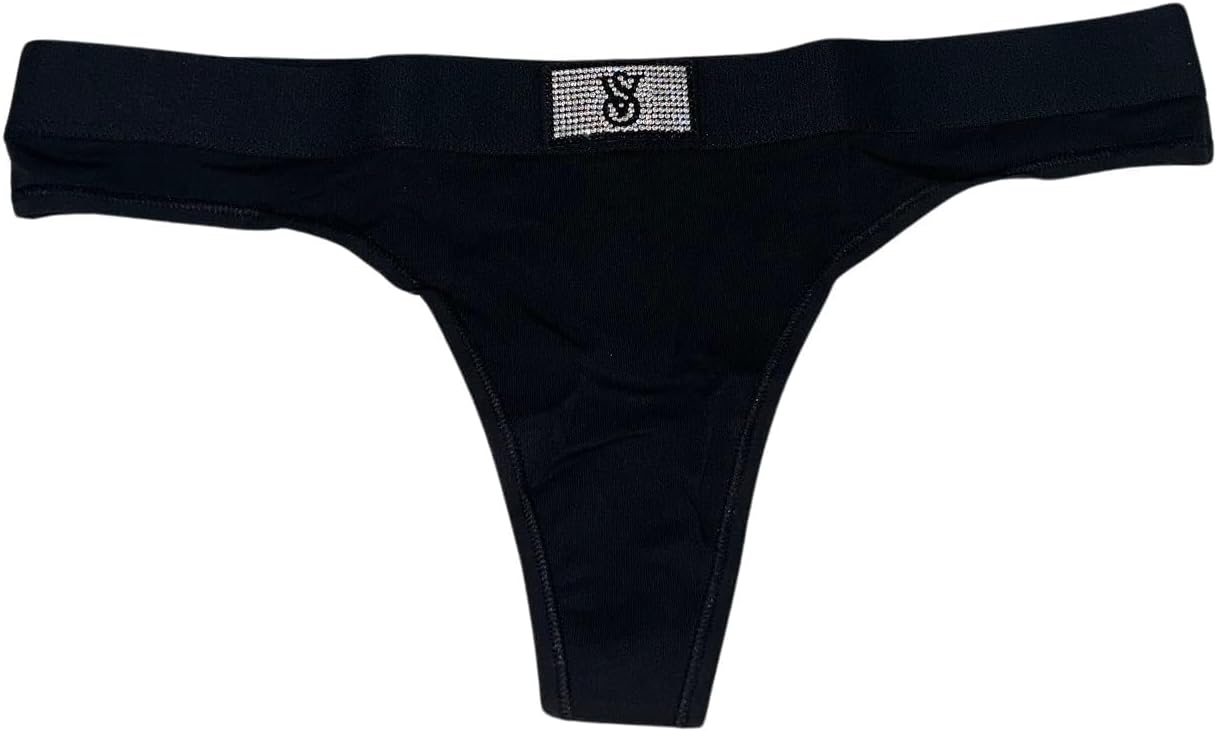 Трусики-стринги Victoria's Secret Shine Patch из хлопка, цвет черный, новые, Black
Трусики-стринги Victoria's Secret Shine Patch из хлопка, цвет черный, новые, Black