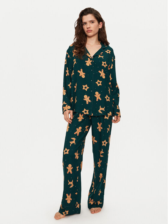 Свободная пижама 300547 Hunkemöller, зеленый
Свободная пижама 300547 Hunkemöller, зеленый