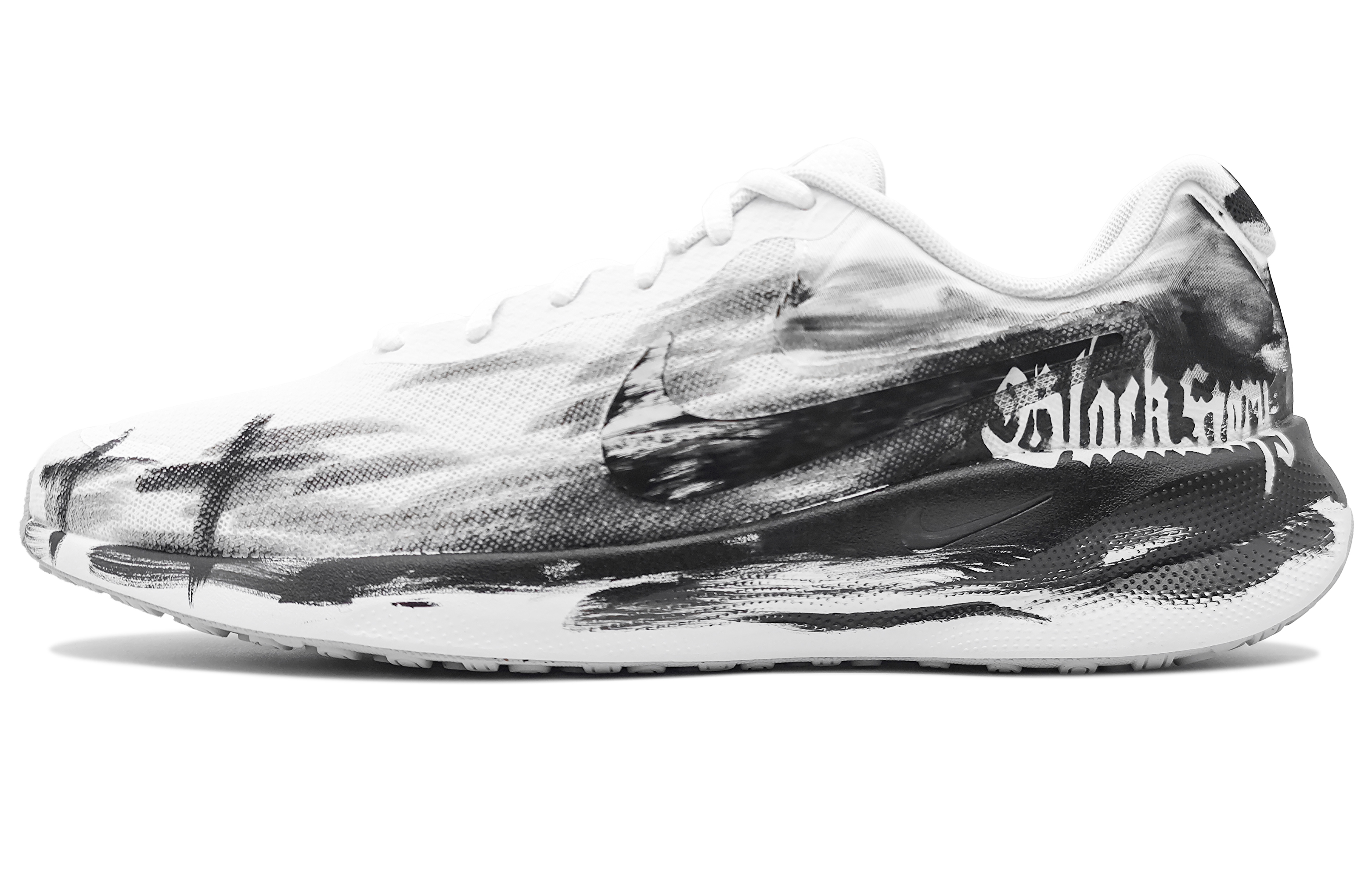 Nike Кроссовки REVOLUTION 7 с амортизацией, противоскользящие, низкие, для повседневного тренинга, мужские, черно-белые
Nike Кроссовки REVOLUTION 7 с амортизацией, противоскользящие, низкие, для повседневного тренинга, мужские, черно-белые