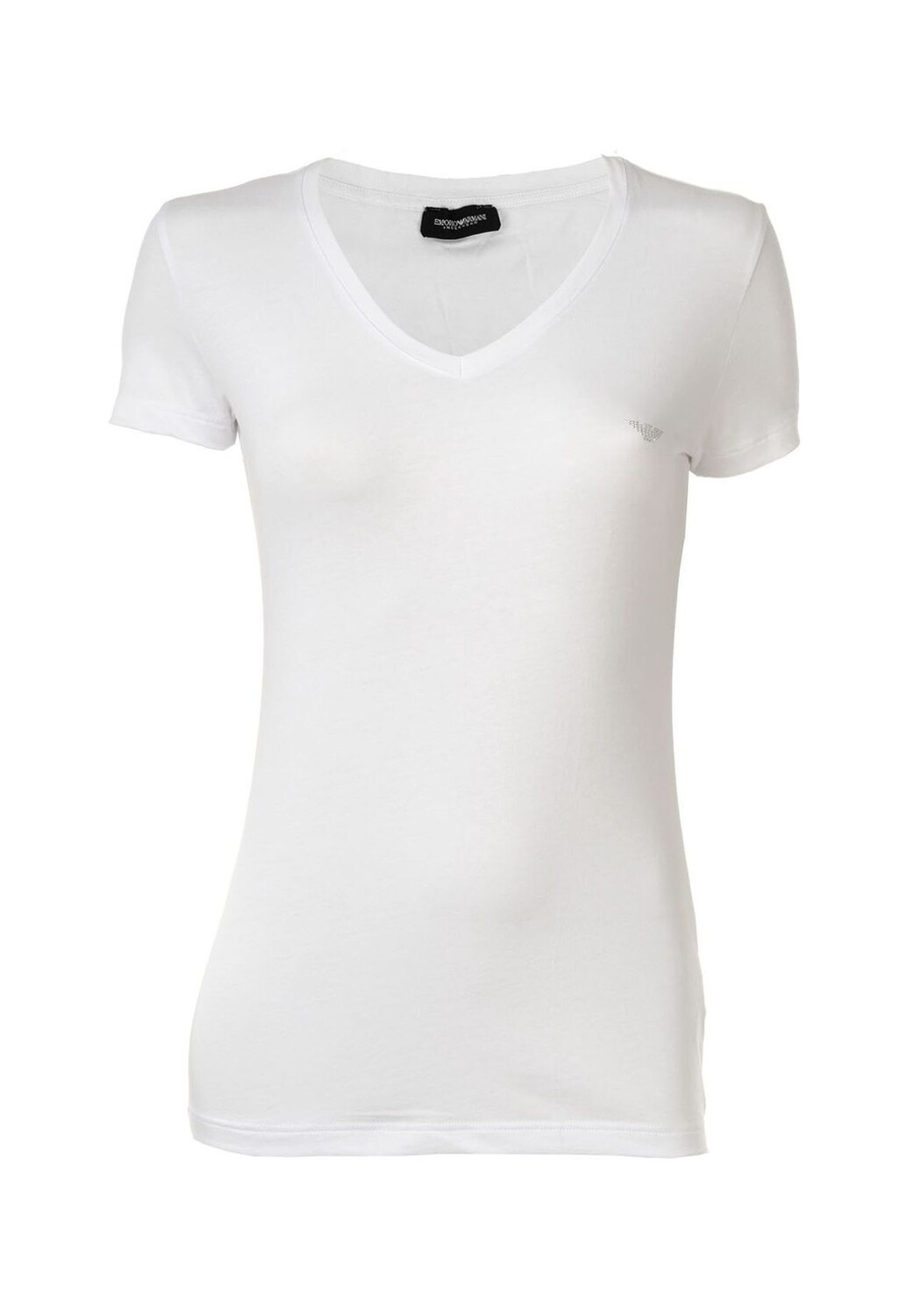 Женская футболка с v-образным вырезом, одежда для дома, с короткими рукавами, эластичный хлопок EMPORIO ARMANI, белый
Женская футболка с v-образным вырезом, одежда для дома, с короткими рукавами, эластичный хлопок EMPORIO ARMANI, белый