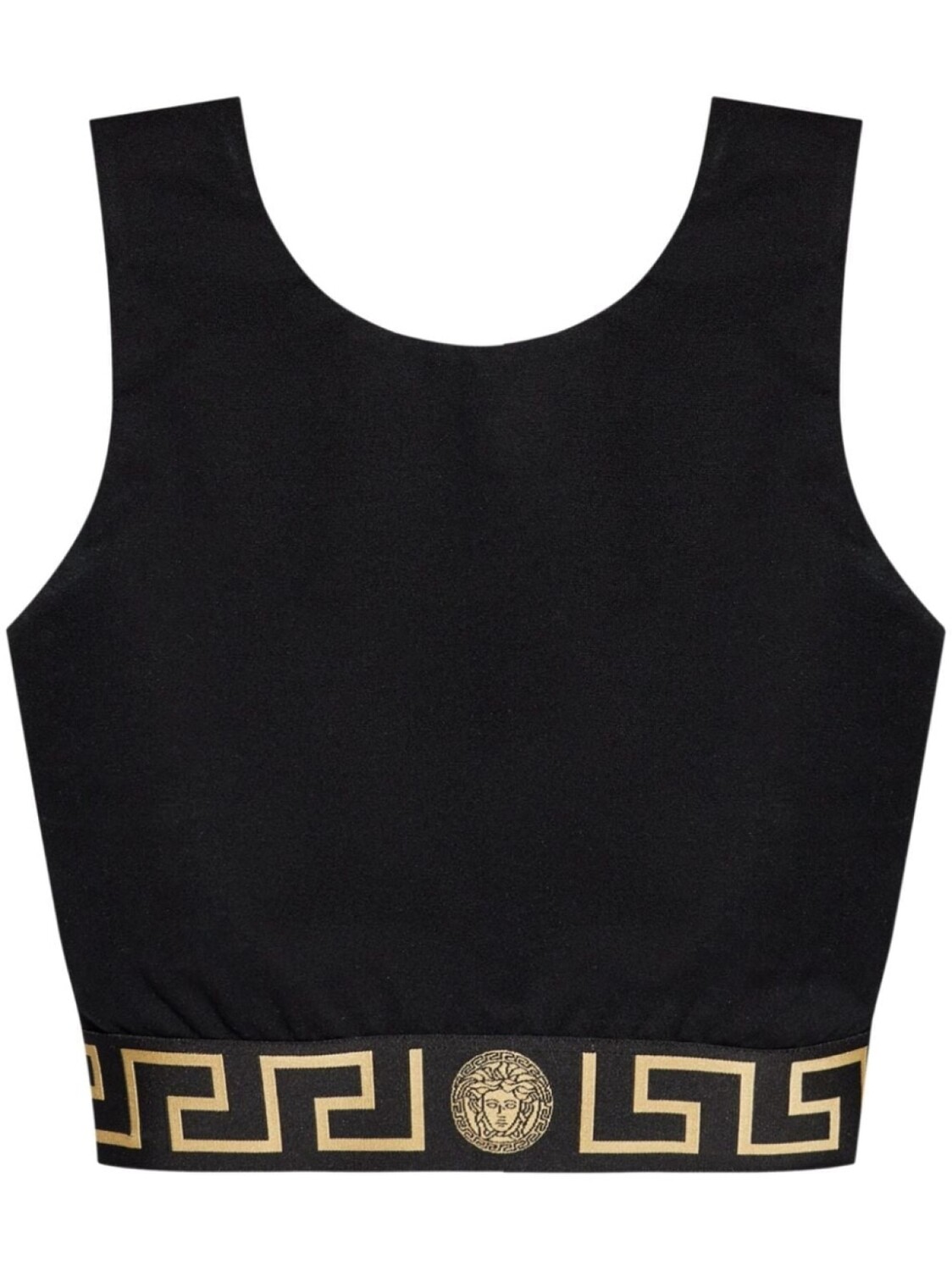 Versace укороченный топ с принтом Greca, черный
Versace укороченный топ с принтом Greca, черный