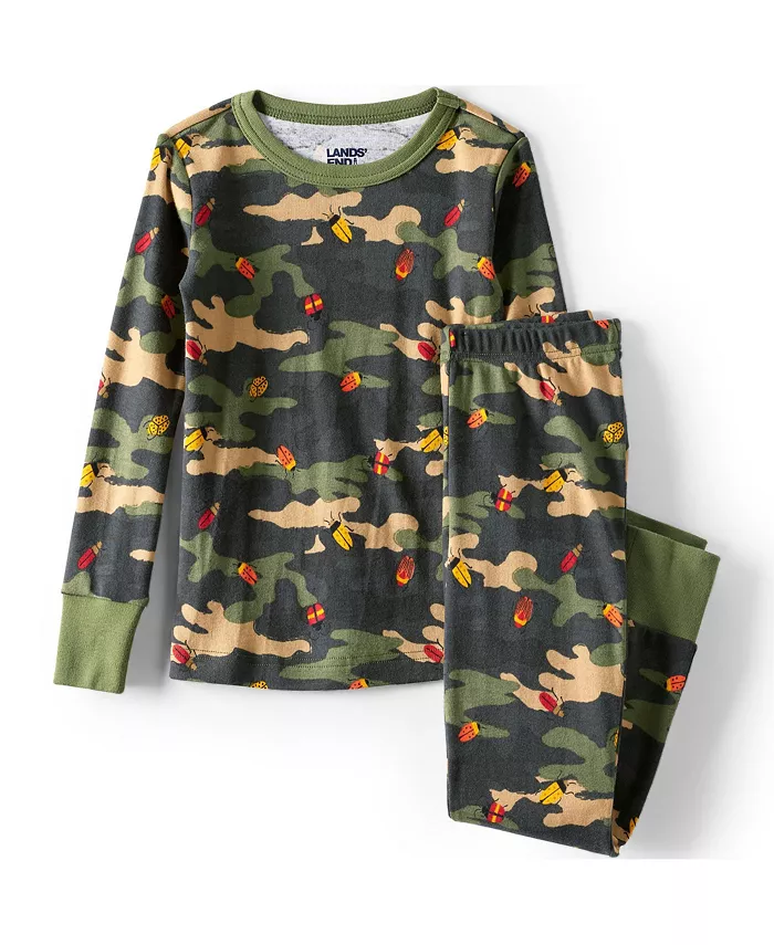 Пижамный комплект для девочек с длинными рукавами и облегающим кроем Lands' End, мультиколор
Пижамный комплект для девочек с длинными рукавами и облегающим кроем Lands' End, мультиколор