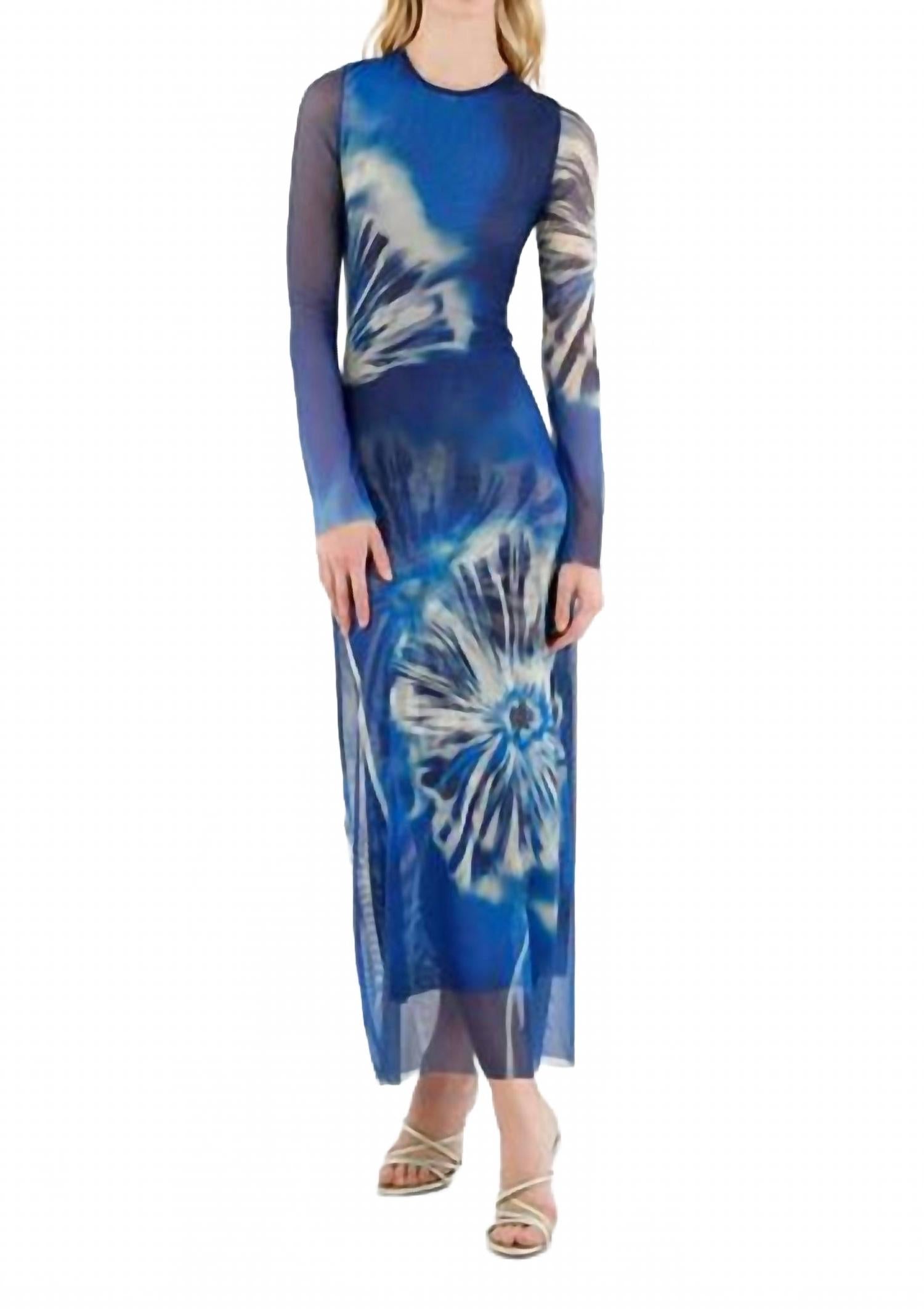 Полуночное миди-платье в синем Especia
Полуночное миди-платье в синем Especia