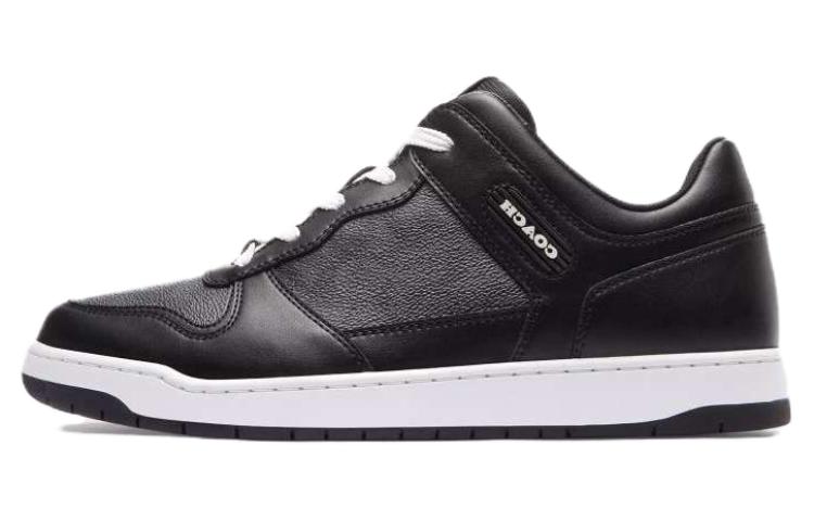 Кожаные кроссовки COACH с логотипом и панелями, черные
Кожаные кроссовки COACH с логотипом и панелями, черные