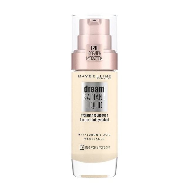 Тональная основа Maybelline Dream Radiant Maybelline New York, цвет 3 true ivory, 30 мл
Тональная основа Maybelline Dream Radiant Maybelline New York, цвет 3 true ivory, 30 мл