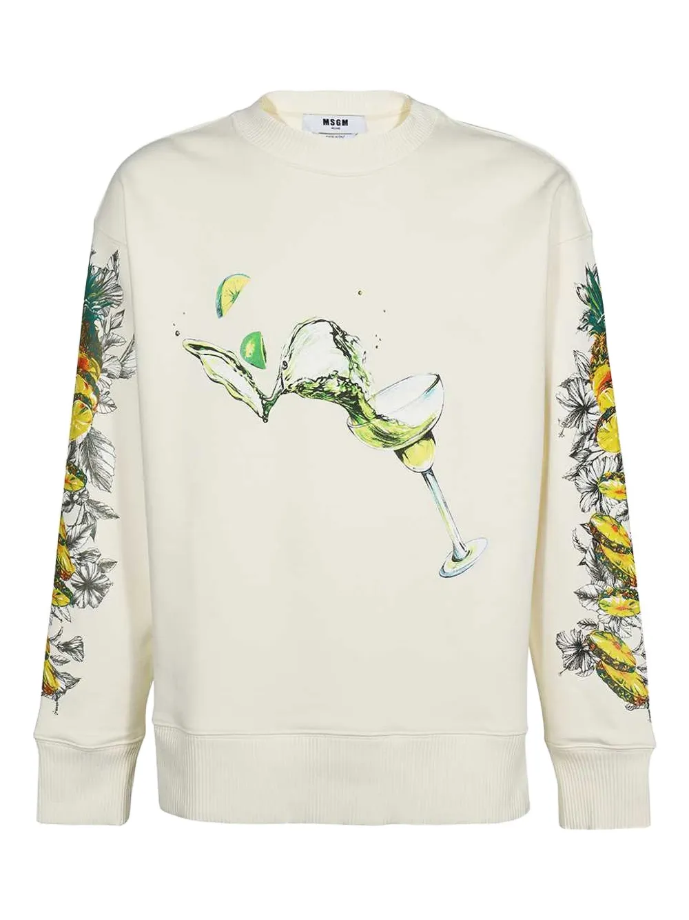 Толстовка с графическим принтом MSGM, нейтральный
Толстовка с графическим принтом MSGM, нейтральный