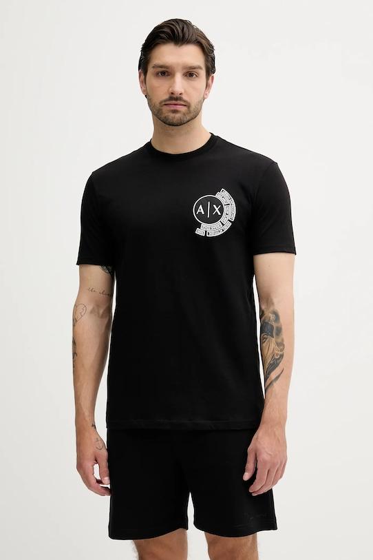 Хлопковая футболка Armani Exchange, черный
Хлопковая футболка Armani Exchange, черный