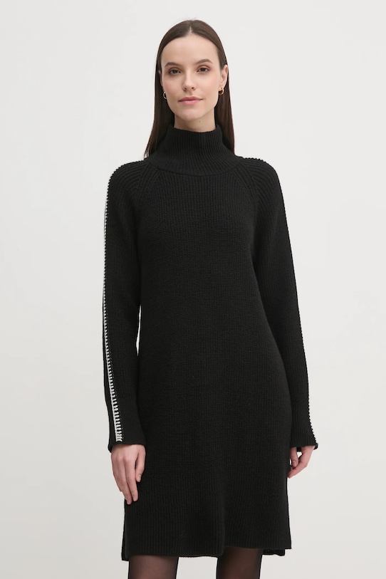 Платье с добавлением шерсти Sisley, черный
Платье с добавлением шерсти Sisley, черный