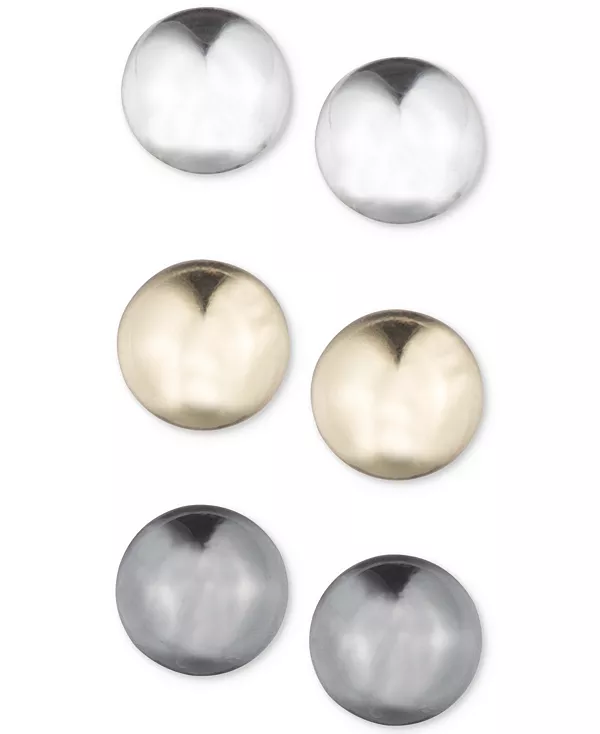 Комплект из 3 серег-гвоздиков в трех тонах Nine West, multi
Комплект из 3 серег-гвоздиков в трех тонах Nine West, multi