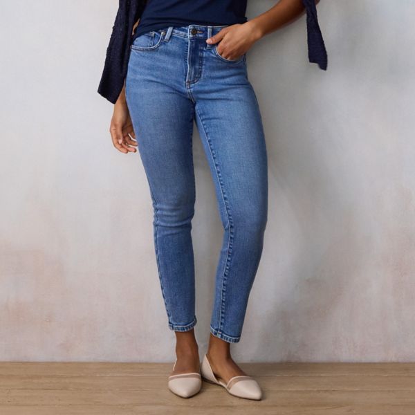 Узкие джинсы с высокой посадкой и пятью карманами Lc Lauren Conrad, цвет lc willow wash 
Узкие джинсы с высокой посадкой и пятью карманами Lc Lauren Conrad, цвет lc willow wash