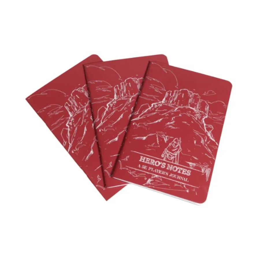 Набор из 3 журналов героя — красный, Dungeon Notes & Sticky Notes
Набор из 3 журналов героя — красный, Dungeon Notes & Sticky Notes