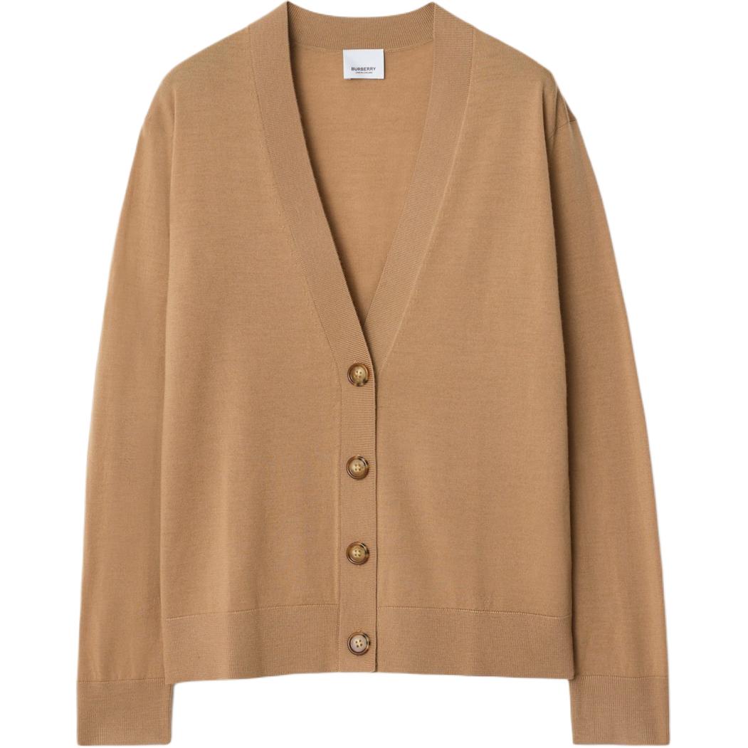 FW24 Вязаный свитер женский верблюжий Burberry 
FW24 Вязаный свитер женский верблюжий Burberry