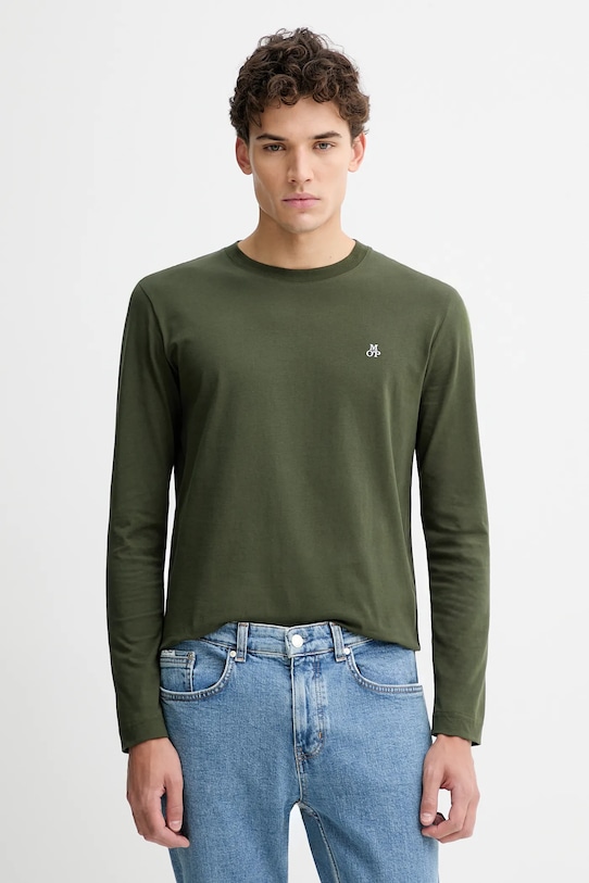 Хлопковый лонгслив Marc O'Polo, зеленый
Хлопковый лонгслив Marc O'Polo, зеленый