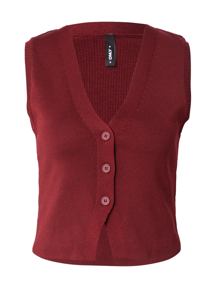 Вязаный жилет ONLY ONLALICE, Wine Red
Вязаный жилет ONLY ONLALICE, Wine Red
