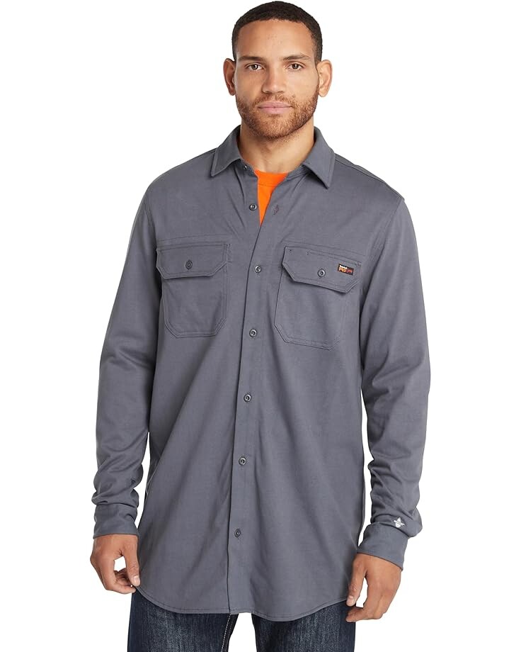Футболка Timberland PRO FR Cotton Core Button Front Shirt, цвет Charcoal 1
Футболка Timberland PRO FR Cotton Core Button Front Shirt, цвет Charcoal 1
